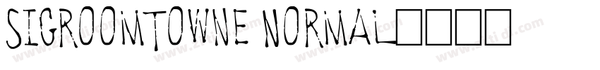 SigroomTowne Normal字体转换